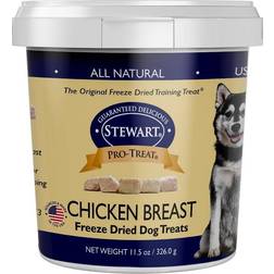 Stewart Freeze-Dried Chicken Breast Dog Treat 11.5oz Tub