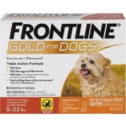 Merial FRONTLINE Gold Flea & Tick Treatment for 5 22