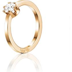 Efva Attling Crown Wedding Ring - Gold/Diamond