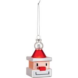 Alessi Santa Cube Christmas Tree Ornament 3.7"