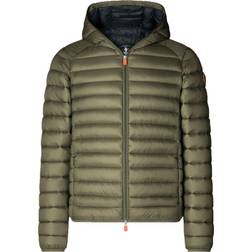 Save The Duck Men's Donald Hooded Puffer Jacket - Thyme Green