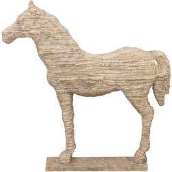 Olivia & May Traditional Carved Horse Sculpture (19"