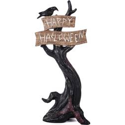 National Tree Company 32" Halloween with Sign Unisex Christmas Tree