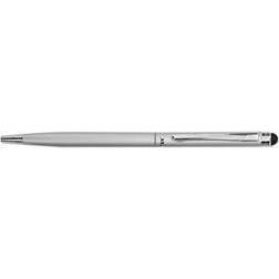 Zebra StylusPen Twist Ballpoint Pen/Stylus, Silver