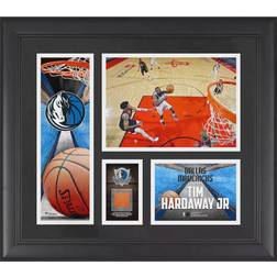 Fanatics Dallas Mavericks Tim Hardaway Jr. Framed Player Collage with a Piece of Team-Used Basketball