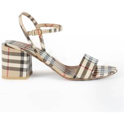 Burberry Cornwall patent leather sandals