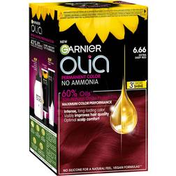 Garnier Olia Permanent Hair Color #6.66 Carmin