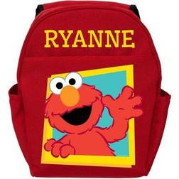 Sesame Street Personalized Red Toddler Backpack Hello Elmo