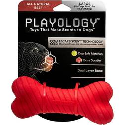 Playology Beef Scent Bone Dog Toy