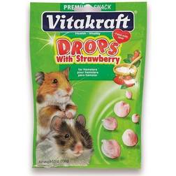 Vitakraft Drops Strawberry & Yogurt Hamster Treats, 5.3-oz bag