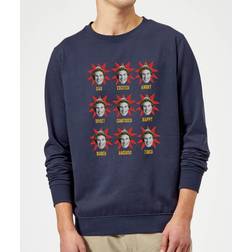 Elf Faces Christmas Sweatshirt