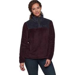 Black Diamond Women's Roadie 1/4 Zip Fleece Bordeaux Carbon Bordeaux/Carbon