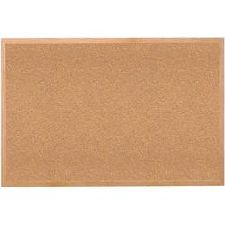 Ghent Wood Frame Natural Corkboard, 24 x 36 (GH-14231) Tan Quill Tan