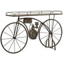 Litton Lane GINGER BIRCH STUDIO Brown Metal Bike Tray BROWN