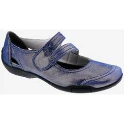 Ros Hommerson Wide Width Women's Chelsea Mary Jane Flat in Iridescent Leather (Size W)