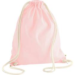 Westford Mill EarthAware Organic Gymsac (One Size) (Pastel Pink)