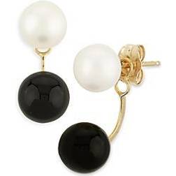 Saks Fifth Avenue Women's 14K & 5MM Freshwater Pearl Earrings