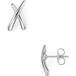 Saks Fifth Avenue Women's Sterling X Stud Earrings