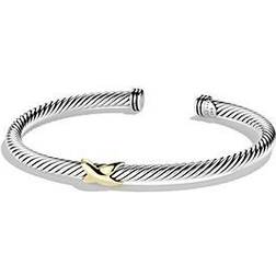 David Yurman X Station Bracelet - Silver/Gold