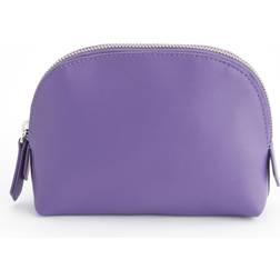 Royce New York Leather Cosmetics Case Purple