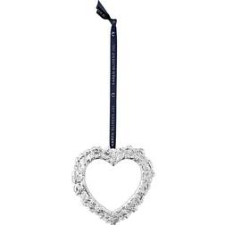 Rosendahl Karen Blixen window Flower heart Silver Juletrepynt