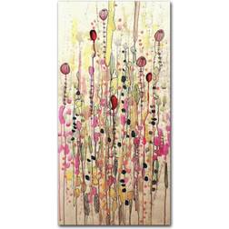 Trademark Fine Art Samsara Canvas Wall Pink, 16X32 Wall Decor