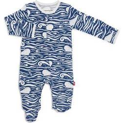 Magnetic Me Whale Hello There Modal Magnetic Footie - Blue