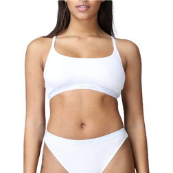 Calvin Klein Athletic Unlined Bralette - White