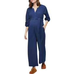 Nom Maternity Alma Jumpsuit Navy