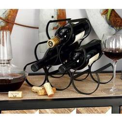 Deco 79 Metal Industrial Wine Holder Rack, 50039