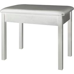 On-Stage Keyboard/Piano Bench (White) White