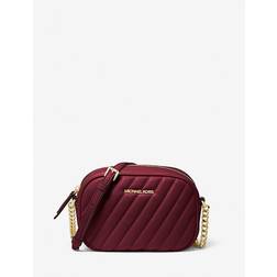 Michael Kors Rose Small Quilted Crossbody Bag - Merlot