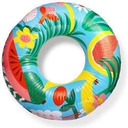 Bando Float on Giant Inflatable Inner Tube Float