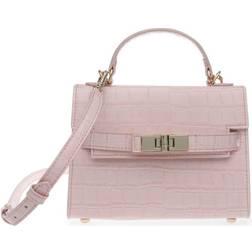 Steve Madden Dignify Croc Embossed Crossbody Bag - Blush