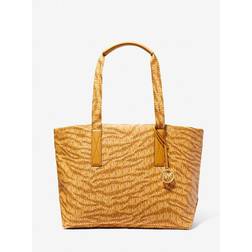 Michael Kors The Michael Large Animal Print Logo Tote Bag - MariGold