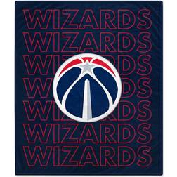 Pegasus Sports LLC Washington Wizards 60'' x 70'' Echo Wordmark Blanket