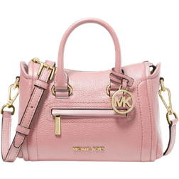 Michael Kors Carine Extra-Small Pebbled Leather Satchel - Powder Blush