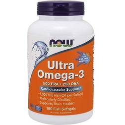 NOW Foods Ultra Omega-3 180 Fish Softgels