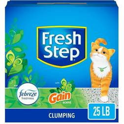 Fresh Step Febreze Freshness Gain Scented Clumping Clay Cat Litter 11.3kg
