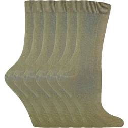 Sock Snob Pairs Ladies Plain Cotton Socks