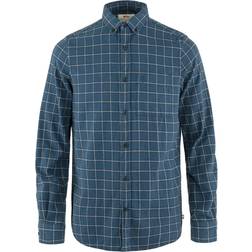 Fjällräven Övik Flannel Shirt - Indigo Blue/Flint Grey