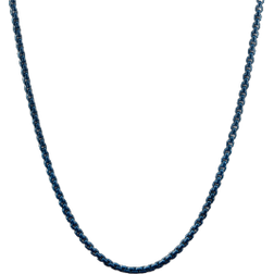 David Yurman Box Chain Necklace - Silver/Blue