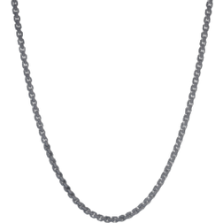 David Yurman Box Chain Necklace - Silver/Grey