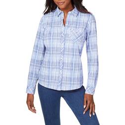 Hampton Plaid Non-Iron Button-Up Shirt