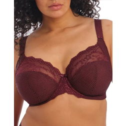 Elomi Charley Stretch Plunge Bra - Aubergene