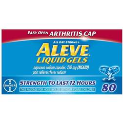 Aleve Liquid Gels Arthritis Cap 80 Capsules