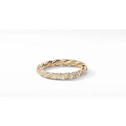 David Yurman Paveflex Ring - White/Gold