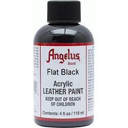 Angelus Acrylic Leather Paint Flat Black 4oz
