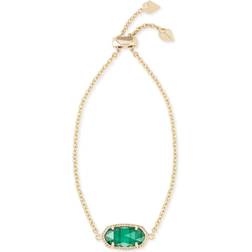 Kendra Scott Elaina May Birthstone Bracelet - Gold/Emerald