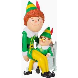 Hällmark Elf Papa Elf and Buddy The Elf Christmas Tree Ornament 3.8"